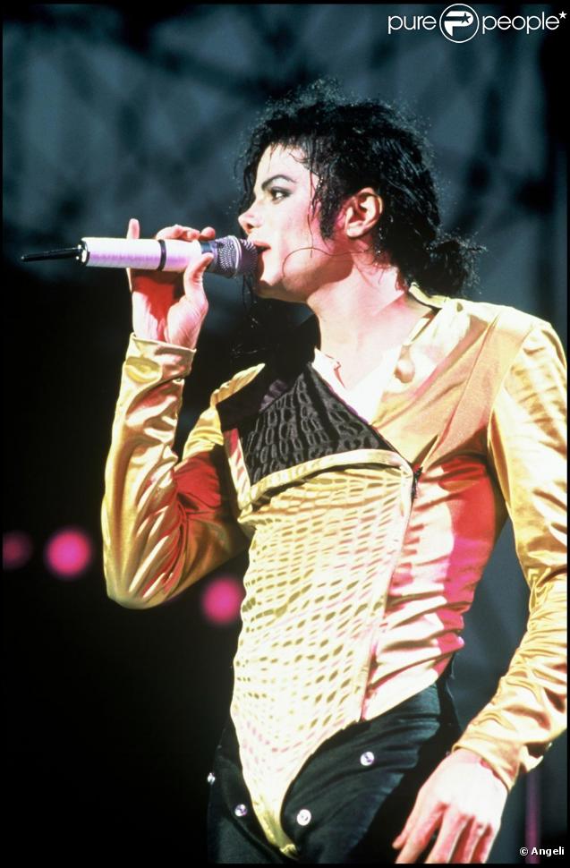 Michael Jackson sur scène en 1993. 