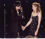 Michael Jackson et la princesse Stéphanie de Monaco aux Worls Music Awards en 1996 à Monaco 