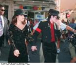 Michael Jackson et Lisa-Marie Presley en septembre 1994 à Cannes 