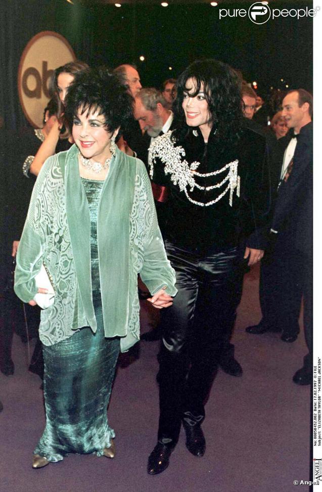 Michael Jackson et Elizabeth Taylor 