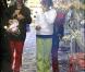 Michael Jackson et ses trois enfants Michael Joseph Jackson, Jr., Paris Michael Katherine Jackson and Prince "Blanket" Michael Jackson II. 