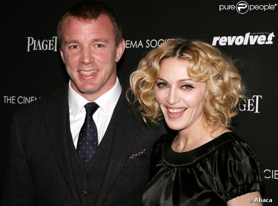 Guy Ritchie et sa femme Madonna