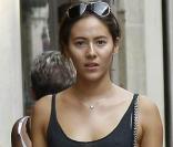 Jenson Button et  Jessica Michibata, lors d'un week-end romantique à Paris, fin juin 2009 ! 