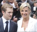 Laurence Ferrari et Renaud Capuçon lors de leur mariage le 3 juillet 2009