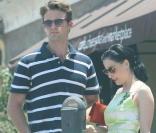 Dita Von Teese et son petit ami Louis Marie de Castelbajac, à Hollywood le 26 juin 2009