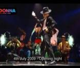 L'hommage à Michael Jackson, lors du concert de Madonna