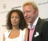 Boris Backer et Lily Kerssenberg, lors du fashion show du Kaviar Gauche, donné à l'occasion de la Mercedes-Benz Fashion Week, à Berlin, le 4 juillet 2009 ! 