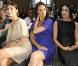 Emmanuelle Béart, Bérénice Béjo et Sofia Essaïdi au défilé Stéphane Rolland  lors de la Fashion Week parisienne, le 6 juillet 2009