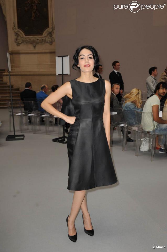 Sofia Essaïdi au défilé Stéphane Rolland lors de la Fashion Week parisienne, le 6 juillet 2009