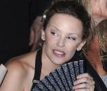 Kylie Minogue au défilé Jean-Paul Gaultier  lors de la Fashion Week parisienne, le 8 juillet 2009