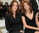Mélanie Laurent et Joanna Preiss au défilé Elie Saab  lors de la Fashion Week parisienne, le 8 juillet 2009