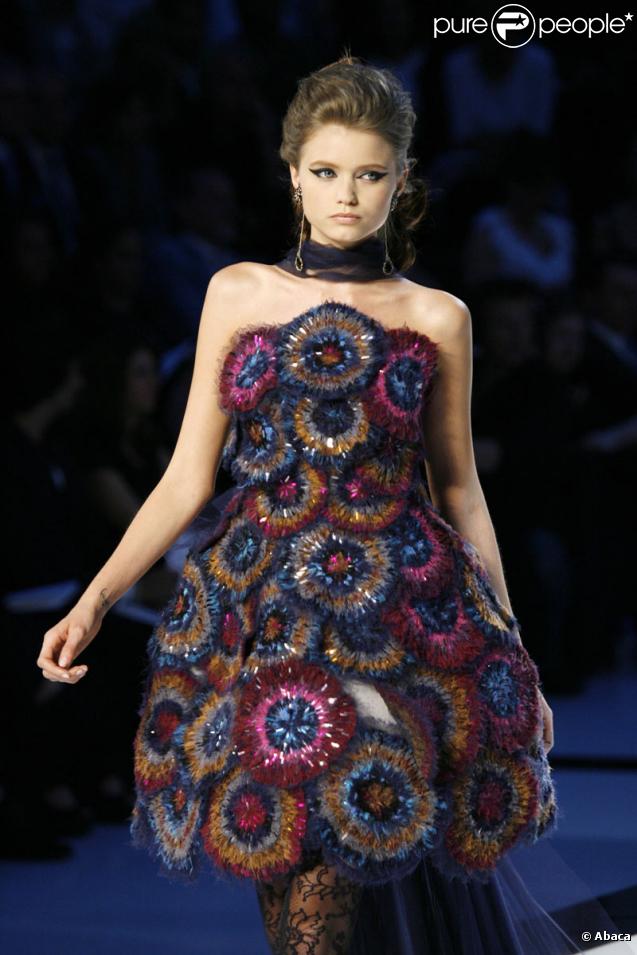 Le défilé automne-hiver 2010 de Chanel le 7 juillet 2009 à Paris