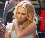 Hayden Panettiere, sur son 31, sort de son hôtel à New-York le 8 juillet 2009
