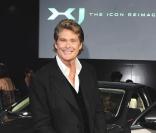 Soirée de présentation de la Jaguar XJ 2010, à la galerie d'art Saatchi, à Londres : David Hasselhoff 