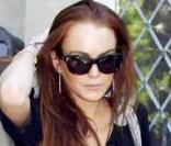 Lindsay Lohan sort de chez sa favorite-favorite, Samantha Ronson le 12 juillet 2009 à Los Angeles