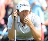 Adam Scott sur le parcours de l'Open d'Ecosse Barclays, le 12 juillet 2009 !