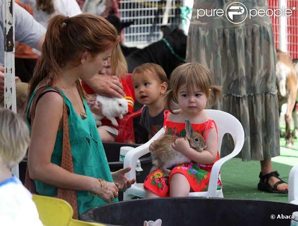 Isla Fisher et sa fille Olive à Los Angeles