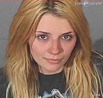 Mugshot de Mischa Barton en décembre 2007
