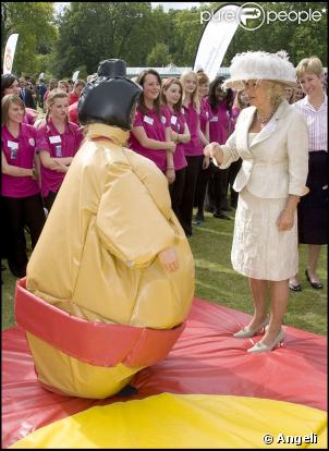  Camilla Parker Bowles et le Prince Charles assistent à la Garden Party donnée dans les jardins de Buckingham Palace 