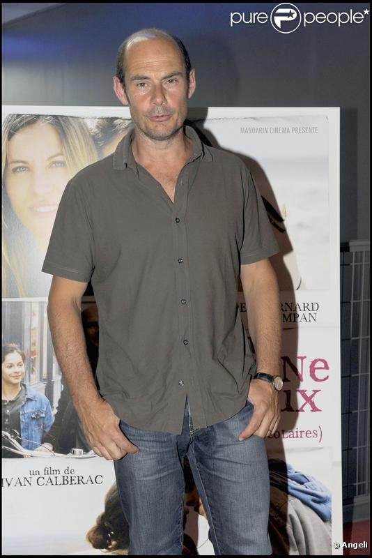 Bernard Campan à la première du film  Une semaine sur deux (et la moitié des vacances scolaires) . Le 20/07/09