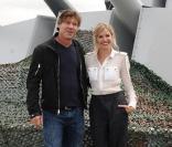 Dennis Quaid et Sienna Miller lors du photocall de G.I. Joe : Le réveil du Cobra à Londres le 22 juillet 2009
