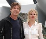 Dennis Quaid et Sienna Miller lors du photocall de G.I. Joe : Le réveil du Cobra à Londres le 22 juillet 2009