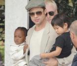  Brad Pitt, Zahara et Pax 