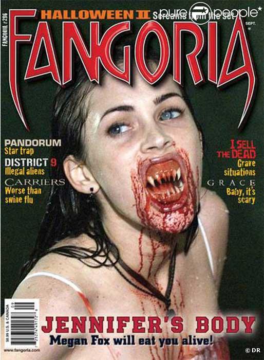 Megan Fox terrifiante en Une de Fangoria 