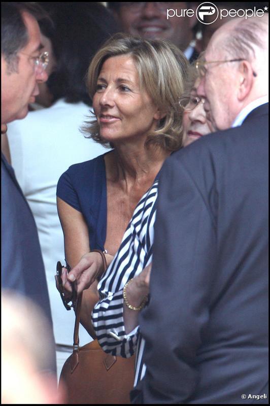 Claire Chazal au mariage de son amie Laurence Ferrari 