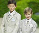 Les princes Nikolai et Felix lors du baptême de leur frère Henrik 
