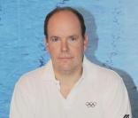 Le prince Albert de Monaco à Rome pour les championnats de natation le 26 juillet 2009
