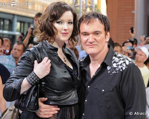 Tallulah Freeway et Quentin Tarantino, lors de l'avant-première allemande d' Inglourious Basterds , à Berlin, le 28 juillet 2009 !