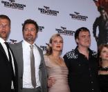 Til Schweiger, Brad Pitt, Diane Kruger, Quentin Tarantino et Mélanie Laurent, lors de l'avant-première allemande d' Inglourious Basterds , à Berlin, le 28 juillet 2009 !