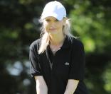 Adriana Karembeu était invitée par Lacoste à l'occasion de l'Evian Masters 2009 
