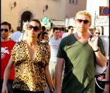 Boris Becker et sa femme Sharlely Lilly Kerssenberg se promènent à Saint-Tropez le 30 juillet 2009