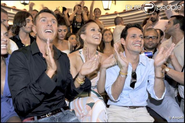 J-Lo et Marc Anthony à la soirée organisée par Stefano Gabbana et Domenico Dolce. 02/08/09
