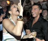 Jennifer Lopez à la soirée organisée par Stefano Gabbana et Domenico Dolce. 02/08/09