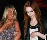 Jessica et Ashlee Simpson hier soir