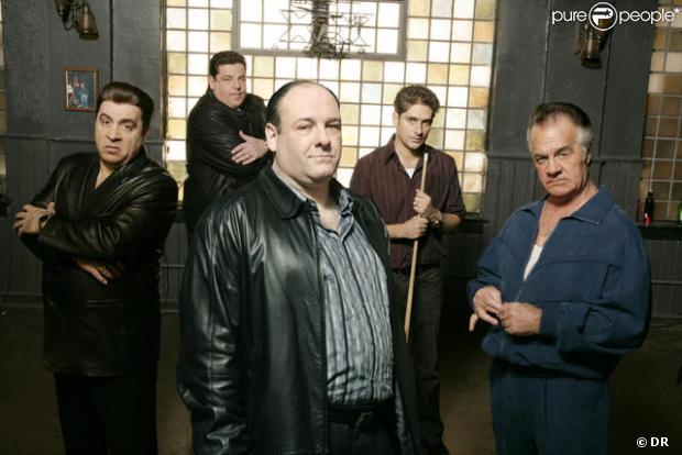 James Gandolfini dans la série Les Sopranos 