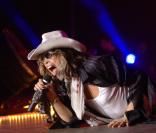 Steven Tyler s'est blessé lors d'un concert d'Aerosmith à Sturgis, le 5 août 2009
