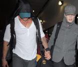 Ryan Phillippe et Abbie Cornish à leur arrivée à l'aéroport de Los Angeles, le 7/08/09
