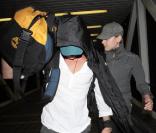 Ryan Phillippe et Abbie Cornish à leur arrivée à l'aéroport de Los Angeles, le 7/08/09