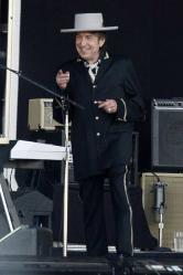 Bob Dylan sur scène en juillet 2008