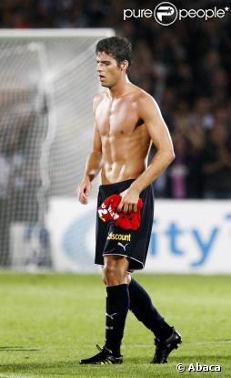 Yoann Gourcuff, à l'occasion du match Bordeaux-Lens, qui a vu la victoire des Girondins sur le score de 4 buts à 1, au stade Chaban-Delmas de Bordeaux, le 9 août 2009 !