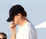 Leonardo DiCaprio en vacances à Formentera le 5 août 2009