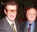 Yves Saint Laurent et Yves Bergé