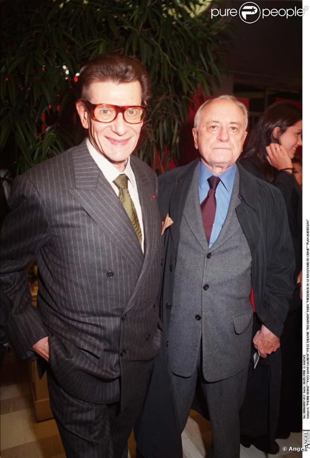 Yves Saint Laurent et Yves Bergé