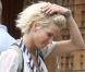Sarah Harding sur le tournage de Saint Trinian's II - The Legend of Fritton's Gold, à Londres les 10 août 2009