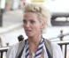 Sarah Harding sur le tournage de Saint Trinian's II - The Legend of Fritton's Gold, à Londres les 10 août 2009