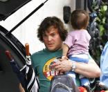 Jack Black et sa famille passent leurs vacances à Londres, en Angleterre. Août 2009